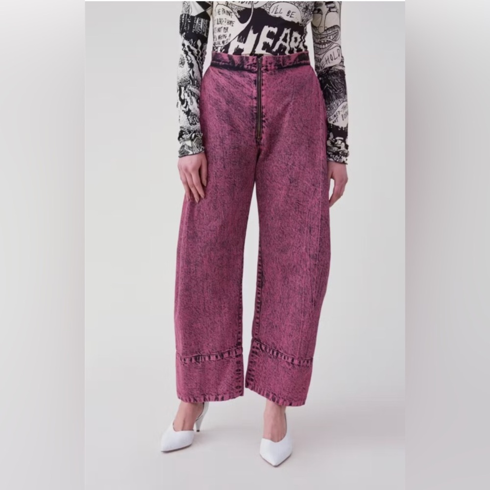 Rachel Comey Vice Pant, Acid Wash Denim, Size 2, New Never Worn